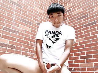 China Boy Cum Masturbation Cute University Library The Roof free video