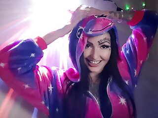 Dominatrix Nika In Unicorn Pajamas Will Tell And Show You On Her Horn How You Will Jerk Off Today. Handjob Instruction free video