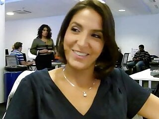 Aziza Wassef, The Sexy Egyptian Journalist Jerk Off Challenge free video