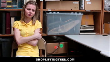 Shopliftingteen - Cute Skinny Blonde Shoplifting Teen Fucked By Officer - Catarina Petrov free video