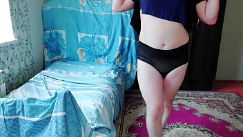 Black Underpants Blue Sexy Dress Sissy Slut Crossdresser White Body Gay Twink Hairless Yummy Skin Big Butt Big Ass Cute free video