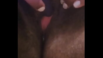 Black Girl Rubbing Clit With Loud Vibrator free video