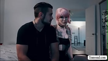 Pink Haired Shemale Analed By Sad Stepbrother free video