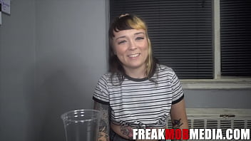 Freakmob Hardcore - She Failed Her Piss Test, So He Dumped It On Her Face free video