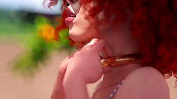 Futanari - Beautiful Shemale Fucks Horny Girl, 3D Animated free video