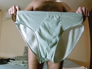 Earl Presents His Modest Collection Of Briefs