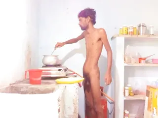 Part 3 Hot Boy Rajeshplayboy993 Cooking Video. Masturbating His Big Cock And Moaning Sounds free video