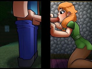 Hornycraft Minecraft Parody Hentai Game Ep.36 Creeper Girl Is Having A Huge Shaking Orgasm As I Creampie Her free video