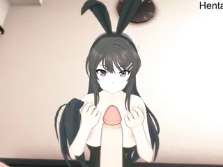 Hentai Mai Sakurajima Creampied Bunny Senpai Uncensored free video