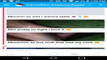 Snapchat Canadian Horny Woman Masturbating Damp Pussy For Got Penis Part 2 free video