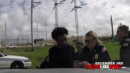 Black Criminal Is Paying The Price With His Huge Shlong For Breaking The Law free video